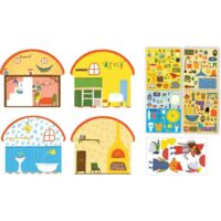 Развивающий 3Д набор Let's Craft Фантастические миры Домик-грибочек (PSP-01)