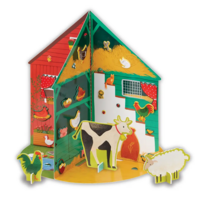 Розвиваючий 3Д набір Let's craft Навколишнє середовище Амбар (PSP-03)