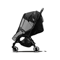 Антимоскітна сітка до коляски Hamilton, чорна (65306) 