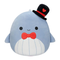 М'яка іграшка Squishmallows Синій Кит Самір, 13 см (SQVA00806) 