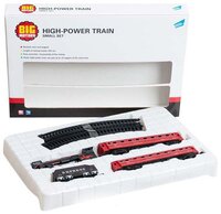 Игровой набор Big Motors Железная дорога с 3 товарными вагонами (19033-4) 
