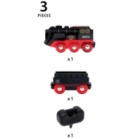 Потяг BRIO на батарейках та з парою (33884)