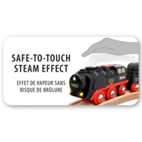 Потяг BRIO на батарейках та з парою (33884)