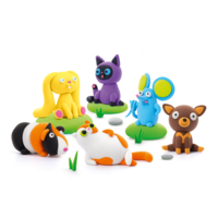 Меганабір пластиліну, що твердіє, Ліпака Пухнасті улюбленці (15023-UA01)