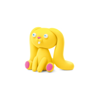 Набір пластиліну Ліпака Пухнасті улюбленці Зайчик (30115-UA01)