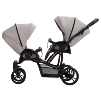 Коляска для двійні Bebetto 42 PRO 21, світло-сірий (505.28.24.P21)