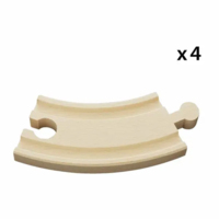 Рельсы для железной дороги BRIO радиальные 90 мм (33337)