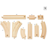 Средний набор расширений для железной дороги BRIO, 16 эл. (33402)