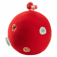 М'яч з брязкальцем Lilliputiens Курочка Полетт (83395) 