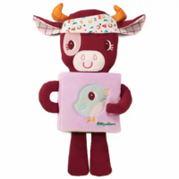 М'яка книга Lilliputiens Корівка Розалі, світиться в темряві (83418) 