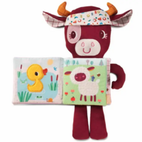 М'яка книга Lilliputiens Корівка Розалі, світиться в темряві (83418)