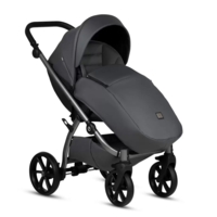 Універсальна коляска TUTIS Uno5 plus LEATHER COLLECTION Licorice (1402166)