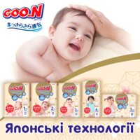 Подгузники Goo.N Premium Soft для детей 9-14 кг, размер 4L на липучках, унисекс, 52 шт. (F1010101-155)
