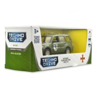 Автомодель TechnoDrive Шевроны Героев Mitsubishi Pajero 4WD Tubro 93 ОМБр (250283M)