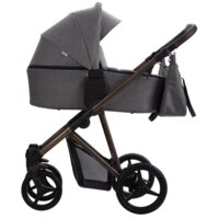 Коляска 2 в 1 Bebetto Flavio Choco 11, сірий льон (503.12.23.C11) 