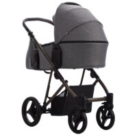 Коляска 2 в 1 Bebetto Flavio Choco 11, сірий льон (503.12.23.C11)