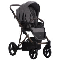 Коляска 2 в 1 Bebetto Flavio Choco 11, сірий льон (503.12.23.C11)