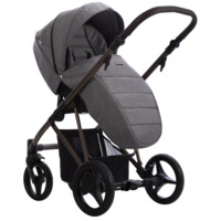Коляска 2 в 1 Bebetto Flavio Choco 11, сірий льон (503.12.23.C11)