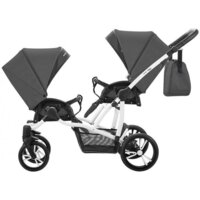 Универсальная коляска для двойни Bebetto 42 New 04, темно-серый (505.28.17.004)