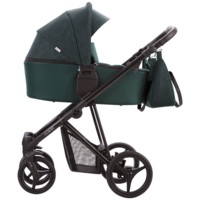 Коляска 2 в 1 Bebetto Flavio Flowers 03, зелений (503.12.22.F03)