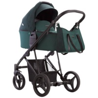 Коляска 2 в 1 Bebetto Flavio Flowers 03, зелений (503.12.22.F03)