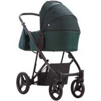 Коляска 2 в 1 Bebetto Flavio Flowers 03, зелений (503.12.22.F03)