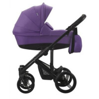 Універсальна коляска 2 в 1 Bebetto Magnum 351 Black, фіолетова, чорна рама (503.31.28.351) 