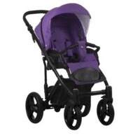 Універсальна коляска 2 в 1 Bebetto Magnum 351 Black, фіолетова, чорна рама (503.31.28.351)