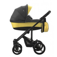 Універсальна коляска 2 в 1 Bebetto Magnum 224 жовтий, чорна рама (503.31.28.224) 