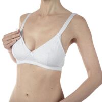 Бюстгальтер для годування Chicco White, бавовна, білий, 85D (21162.00.42)