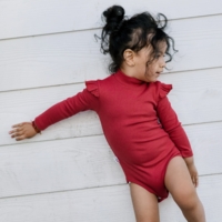 Боди-гольф с крыльями София, бордо, размер 74 (2002019142298)