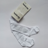 Детские колготки Twinsocks Цветочек с люрексом, размер 110-116, белый (2480000111322) 