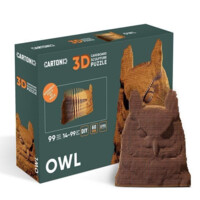 Картонний конструктор Cartonic 3D Puzzle Сова (CARTOWL) 