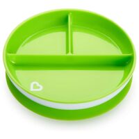 Тарілка на присосці Munchkin "Stay Put", зелена (27160.04)