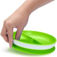 Тарілка на присосці Munchkin "Stay Put", зелена (27160.04)