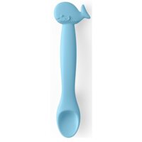 Силиконовая ложка Suavinex Голубой кит (401352) 