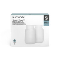 Змінний силіконовий мішечок Suavinex для пляшечок ZERO.ZERO, 2 шт, 270 мл (308144)