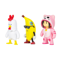 Набір колекціонних фігурок Stumble Guys Ніндзя Кай, Спрінклс, Прибулець (SG2020-6)