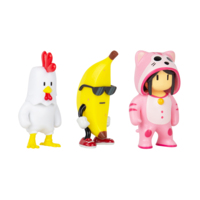 Набір колекціонних фігурок Stumble Guys Ніндзя Кай, Спрінклс, Прибулець (SG2020-6)