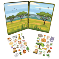 Ігровий розвиваючий набір TCG Magnetic Creations Сафарі парк (23028)