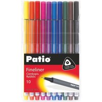 Набор лайнеров Patio 0.4 мм, 10 цветов (18562PTR) 