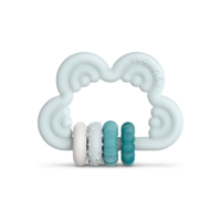 Прорізувач Suavinex силіконовий з бряскальцем / блакитний (401441) 