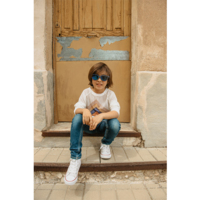 Дитячі окуляри Suavinex зі стрічкою, напівкругла форма, 3-8 років, зелені (308552)