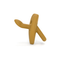 Анатомічна силіконова пустушка Suavinex Colour Essence, мустард, 6-18 місяців (308077)