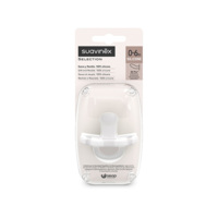 Анатомическая силиконовая пустышка Suavinex Colour Essence, прозрачный, 0-6 месяцев (308087)