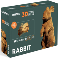Картонний конструктор Cartonic Кролик (CARTRAB)