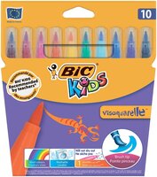 Фломастеры BIC Visaquarelle 10 цветов 10 шт. 