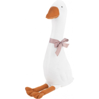 Подарункова м'яка іграшка DGT-PLUSH Гусак Гусейн, білий (GUS1) 