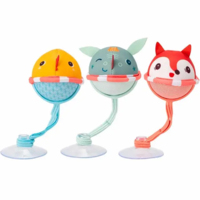 Игрушка для ванной Lilliputiens Три мяча: уточка, дракон, лисичка (83502) 