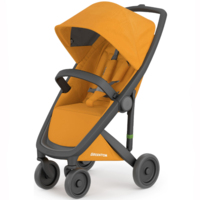 Прогулянкова коляска Greentom Classic Sunflower-Black (8719323779952) 